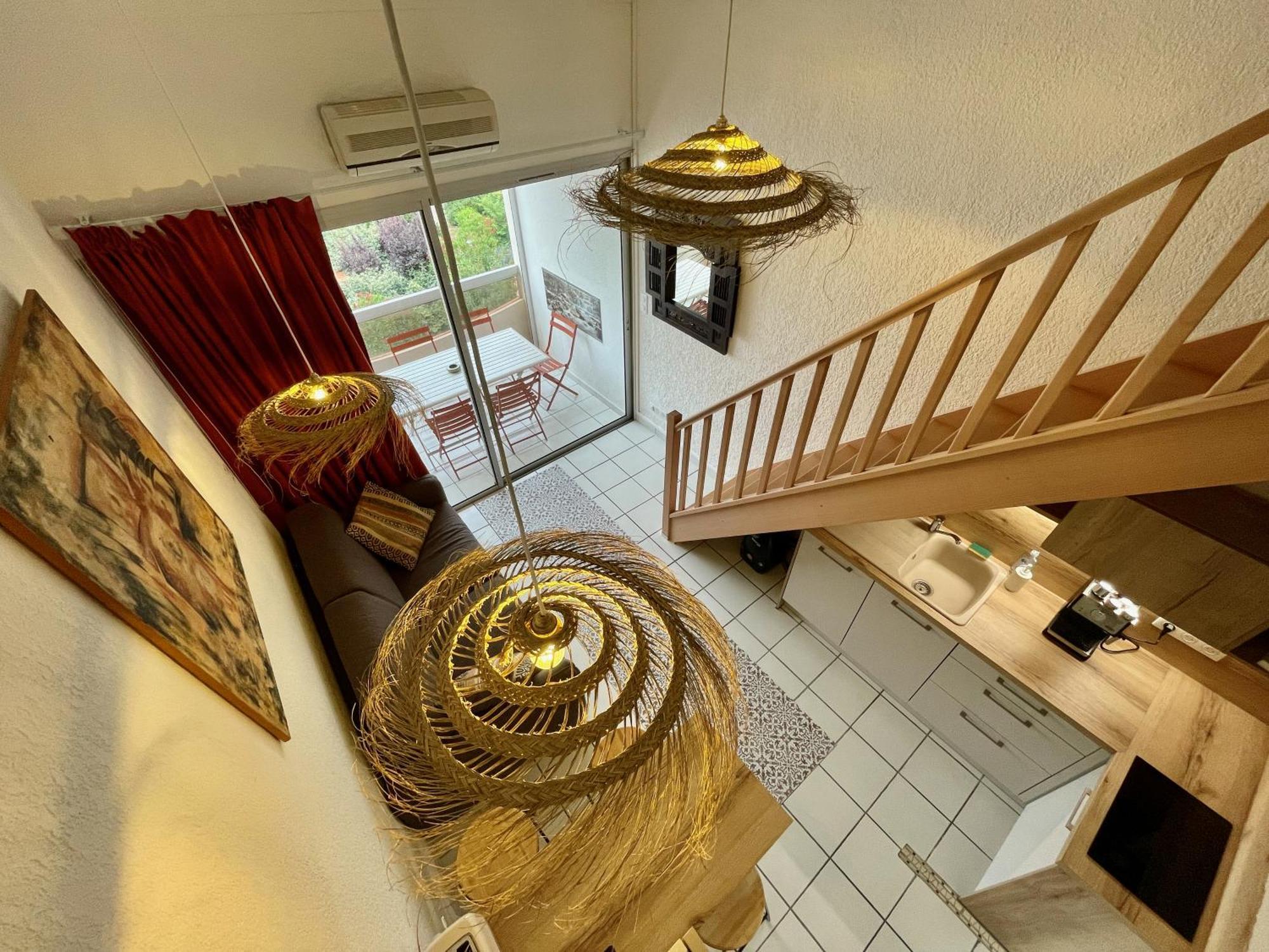 Golfes Clairs - Duplex Climatise - Wifi Daire Argelès-sur-Mer Dış mekan fotoğraf