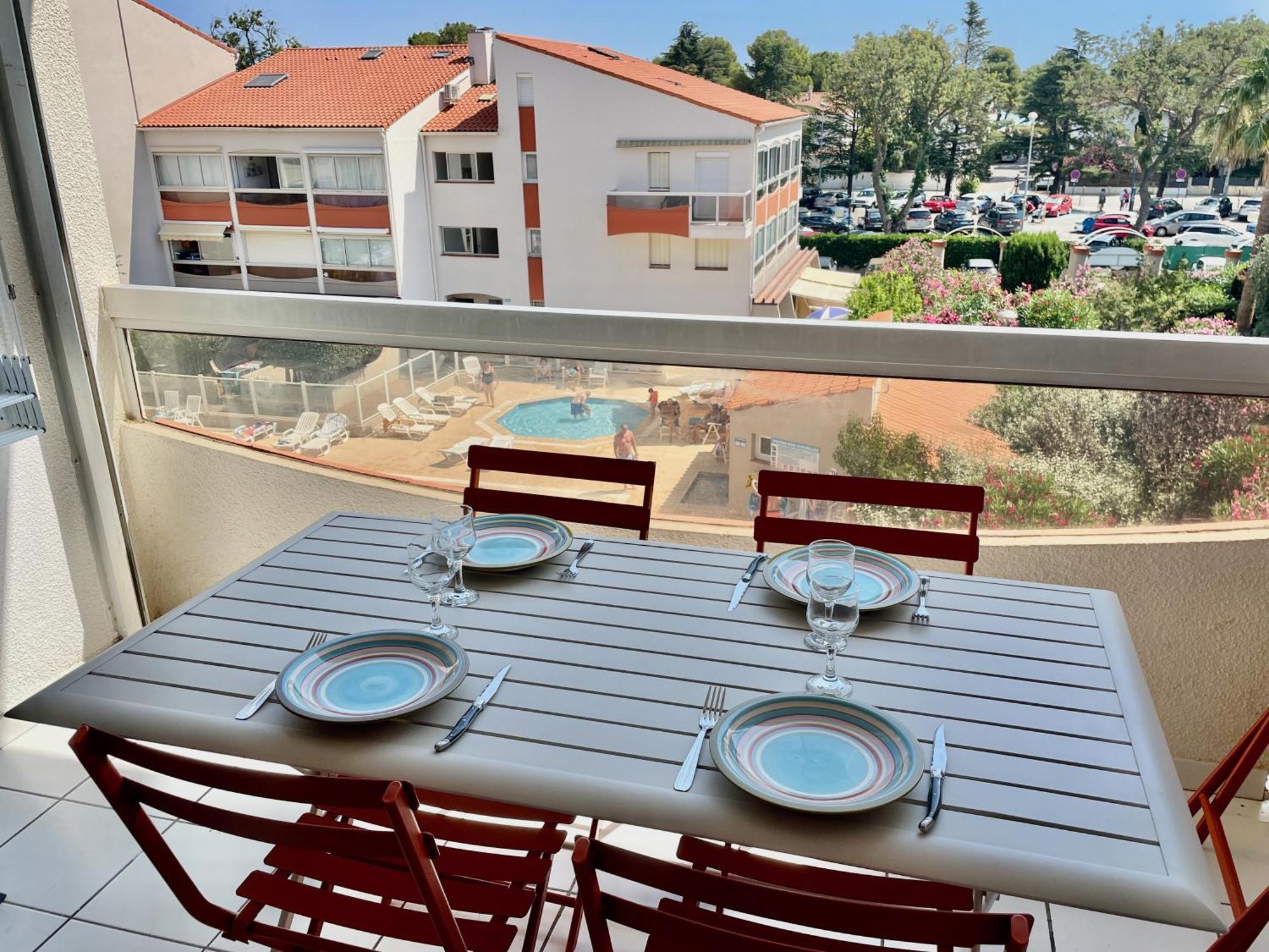 Golfes Clairs - Duplex Climatise - Wifi Daire Argelès-sur-Mer Dış mekan fotoğraf